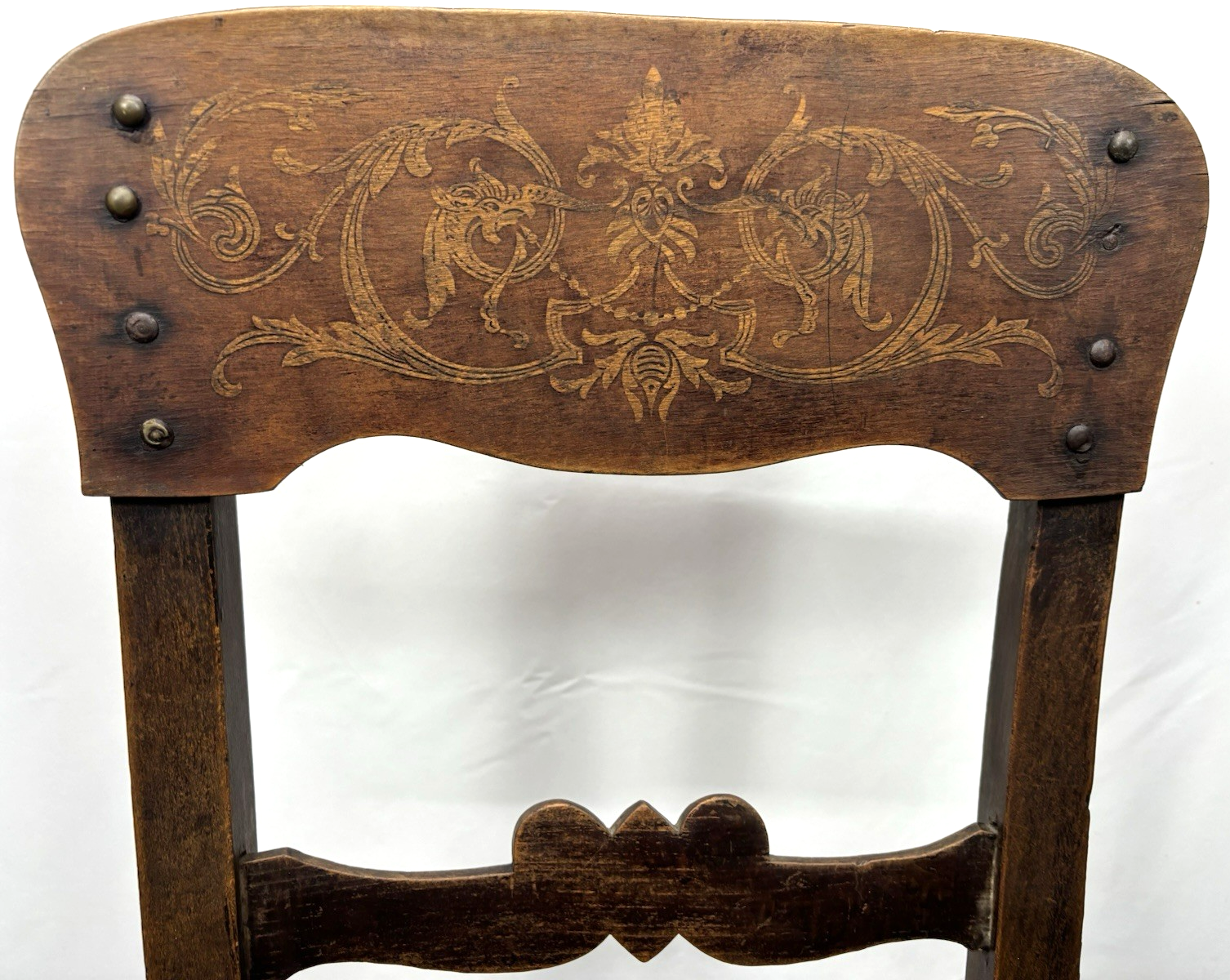 Bistrostuhl Kaffeehaus Prägesitz/ Lehne Massivholz Art Deco Antik