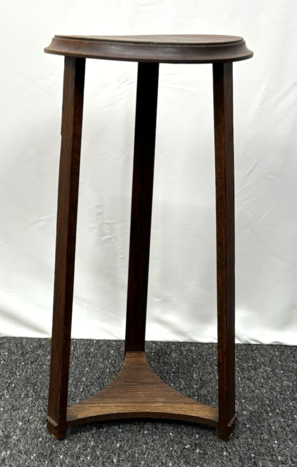 Blumentisch Blumensäule Massivholz Art Deco Antik ca. 68 cm