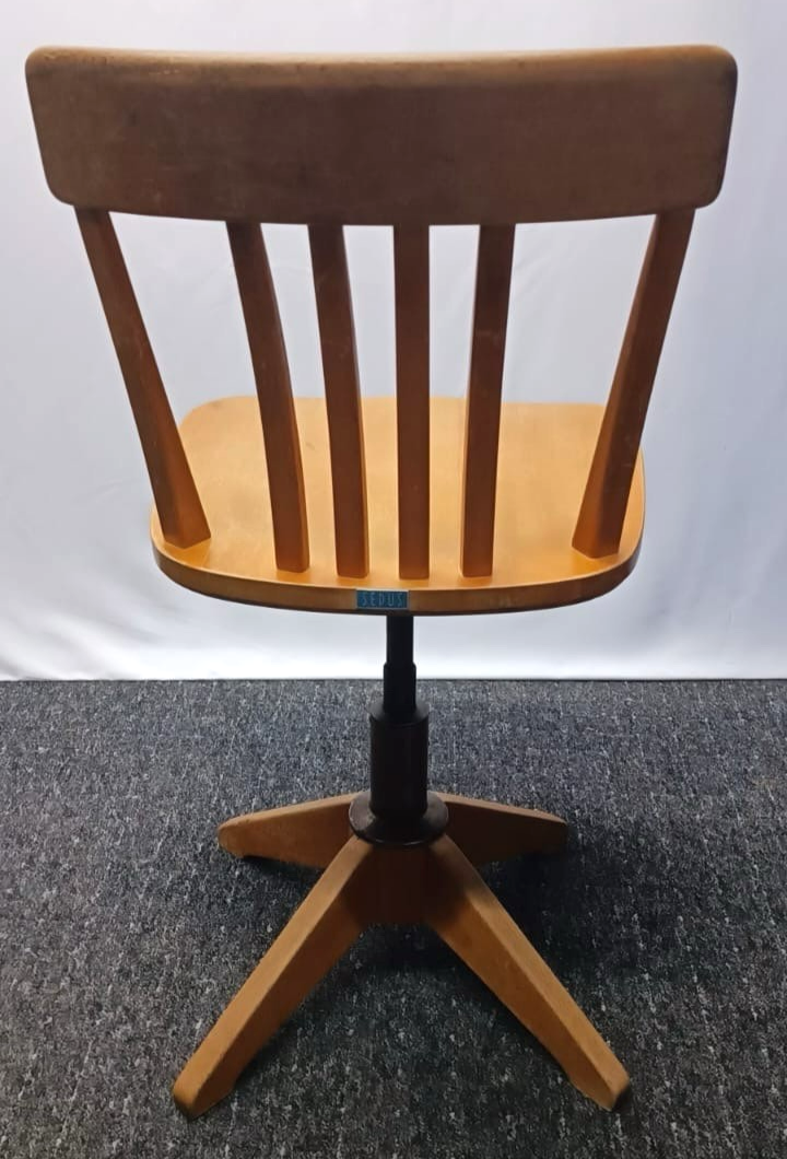 ORIGINAL SEDUS Büro Drehstuhl höhenverstellbar Art Deco Bauhaus Schreibtisch