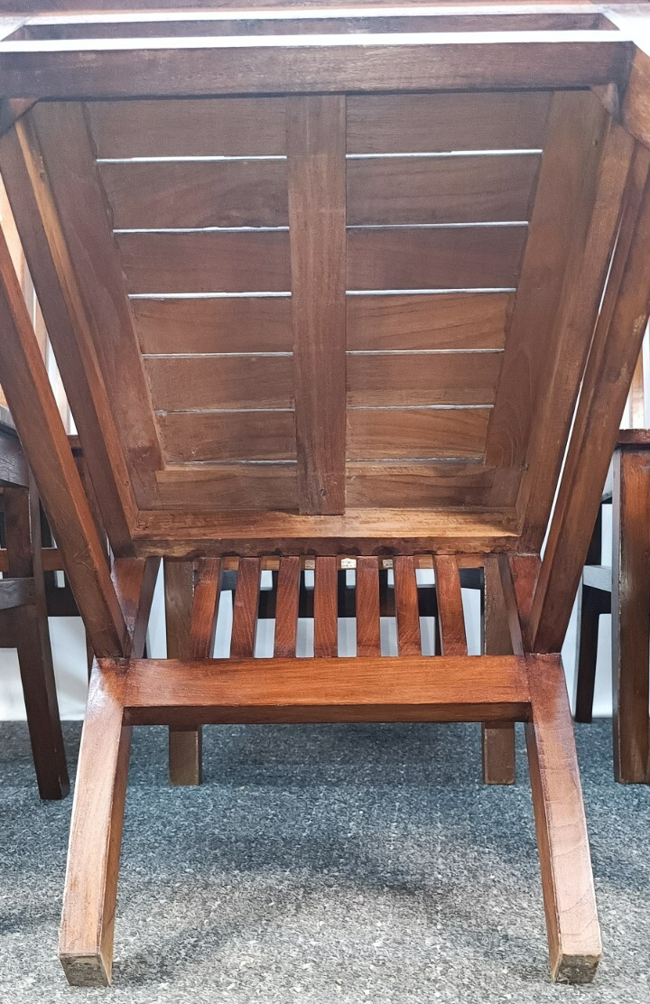 1 von 5 Landhaus Stuhl Kolonial Stil  Büro Schreibtisch Massivholz Esszimmer