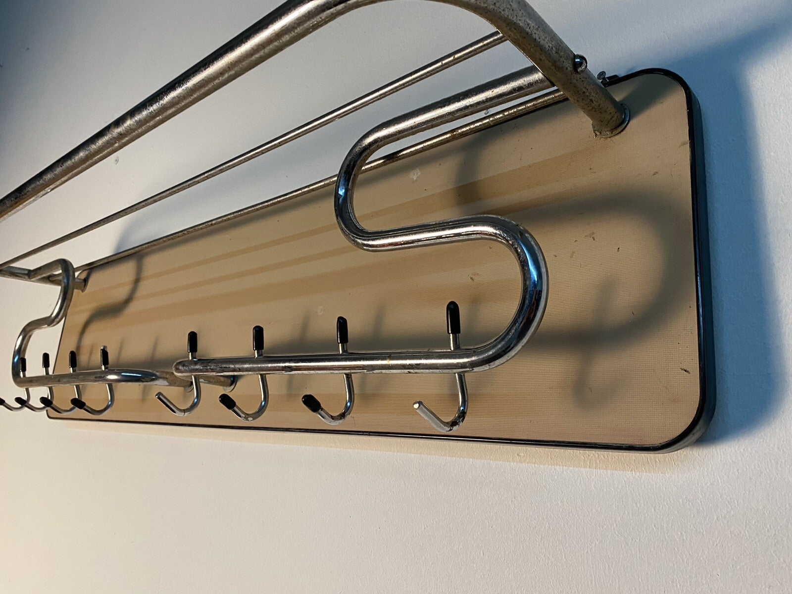 Wandgarderobe Garderobe Hutablage Stahlrohr Bauhaus