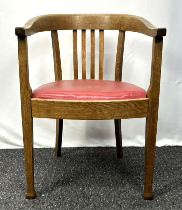 Gropius Armlehnstuhl Massivholz Art Deco Büro Schreibtisch 