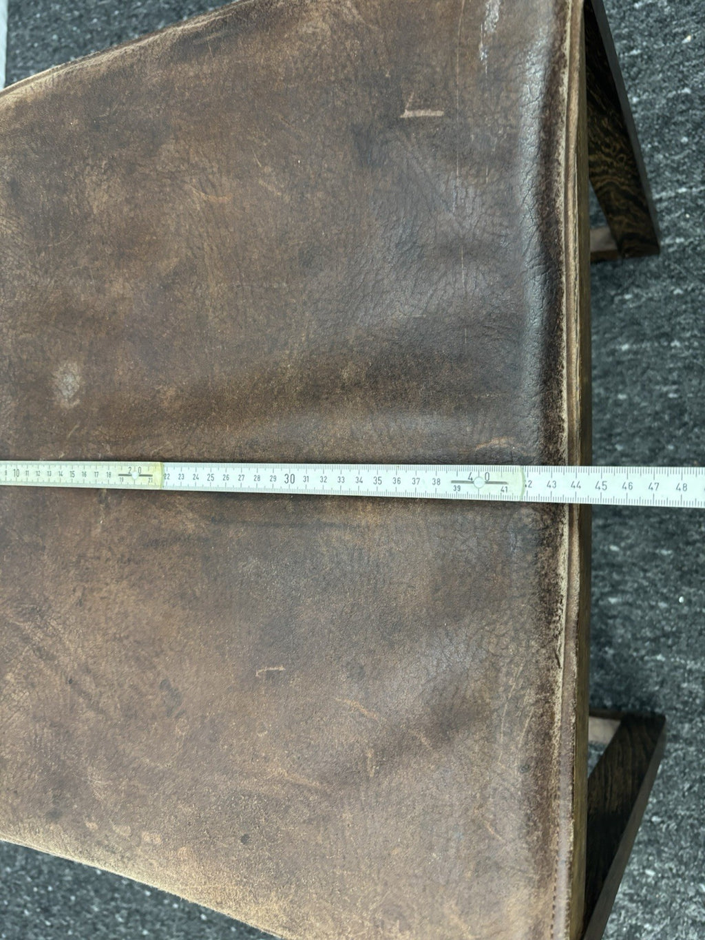 1 von 5 Skandinavischer Esszimmer Stuhl Midcentury Leder Holz Bauhaus Vintage 