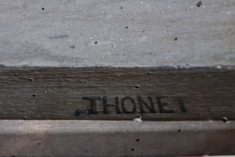 1 von 2 Original Thonet Kaffeehaus Frankfurter Stuhl Bauhaus beschädigt