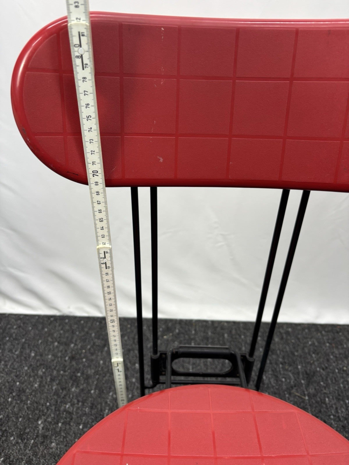 2x Klappstuhl  CRICKET di Magis Italien  Andries Van Onck 1984 Vintage Bauhaus