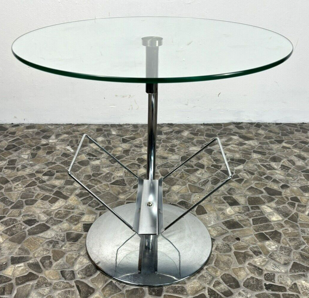 Beistelltisch Couchtisch Kokoon Design Stahlrohr Chrom Bauhaus Vintage