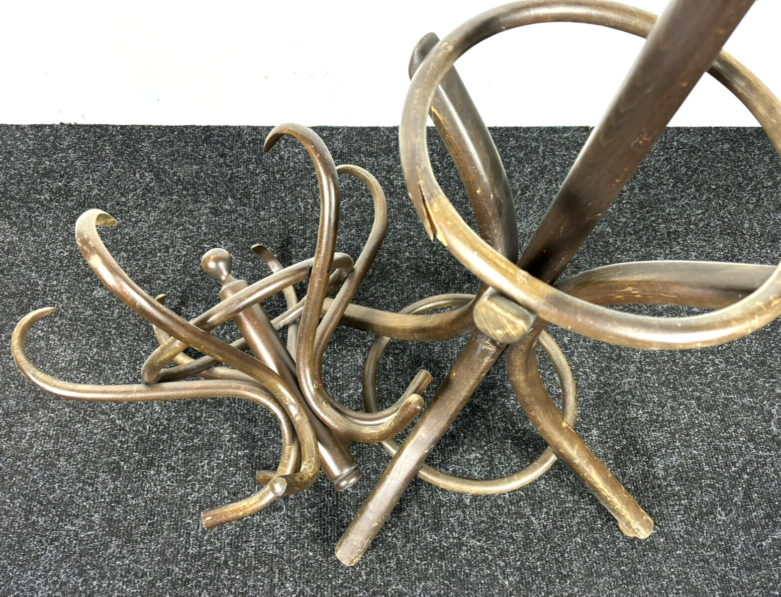 Garderobenständer Im Thonet Stil Eiche Vollholz ca. 200cm