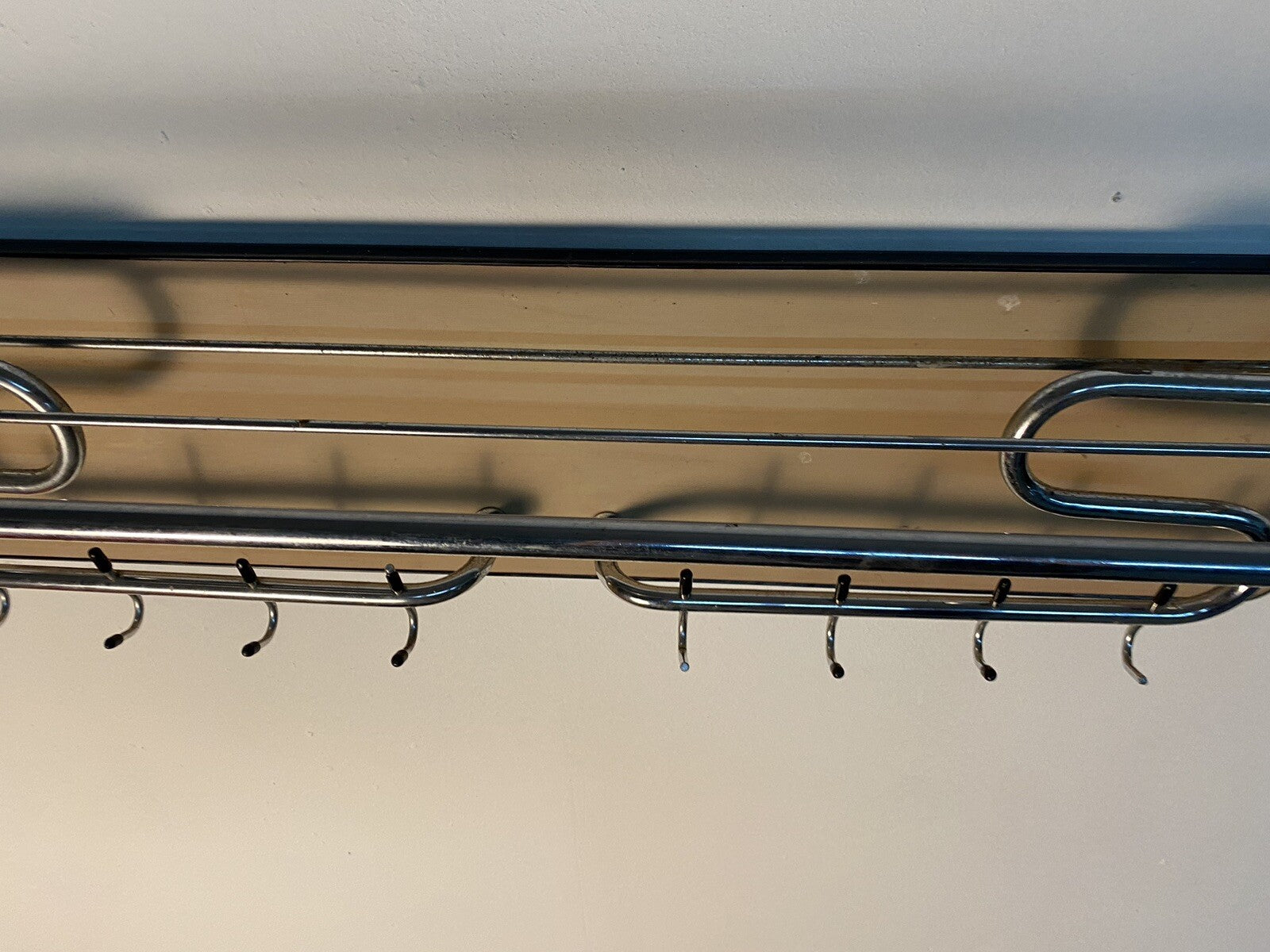 Wandgarderobe Garderobe Hutablage Stahlrohr Bauhaus