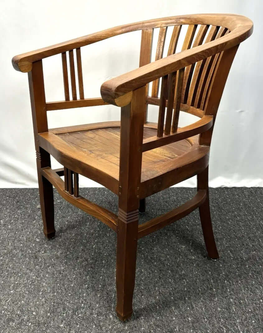 1 von 4 Armlehnstuhl Kolonialstil Massivholz Art Deco Bauhaus Gropius