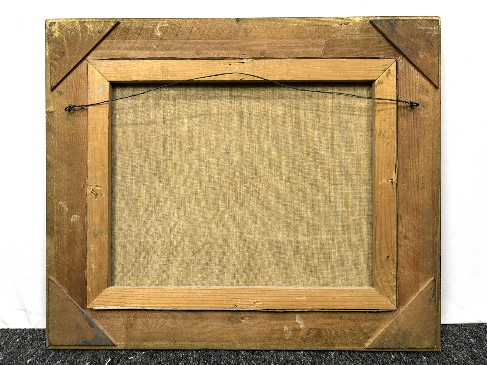 Ölgemälde Gerrit Marre Bild "Segelschiffe Nr.1" signiert  gerahmt ca. 63 x 53 cm