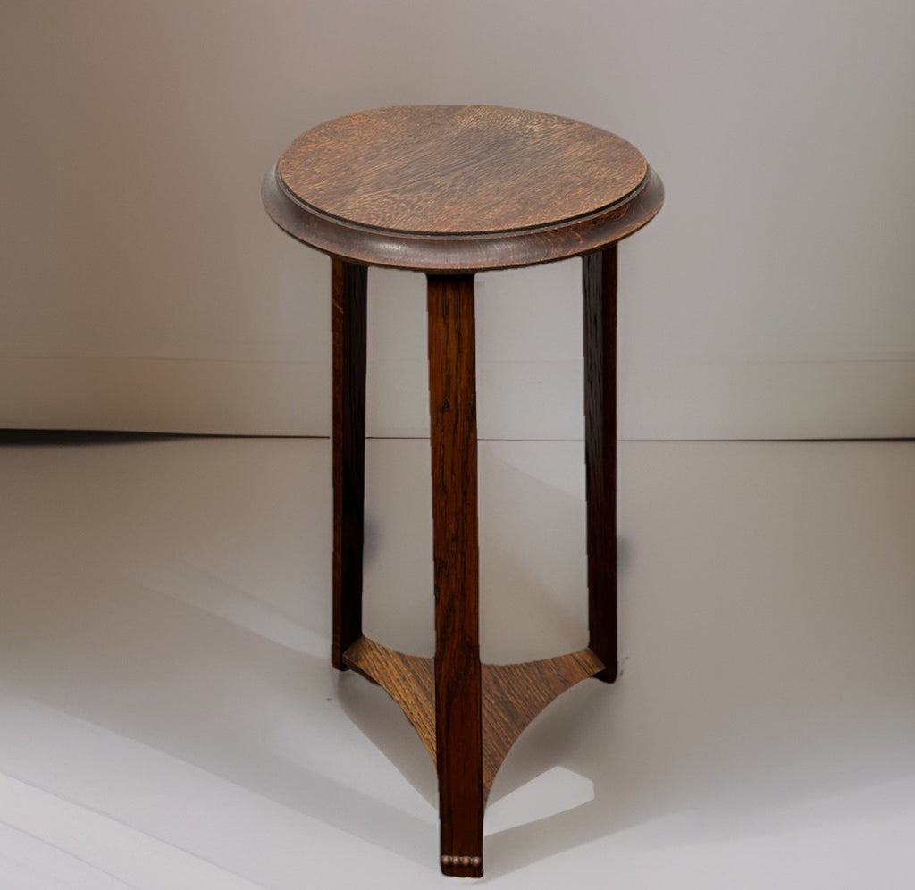 Blumentisch Blumensäule Massivholz Art Deco Antik ca. 68 cm