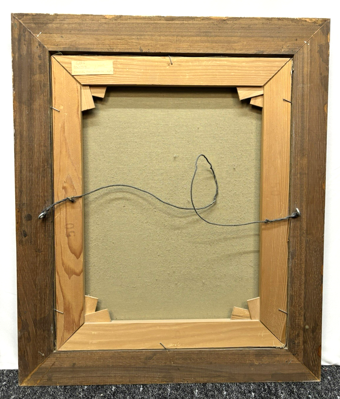 Gemälde Fritz Möritz,  Holländerin am Fenster gerahmt signiert ca. 53 x 85 cm