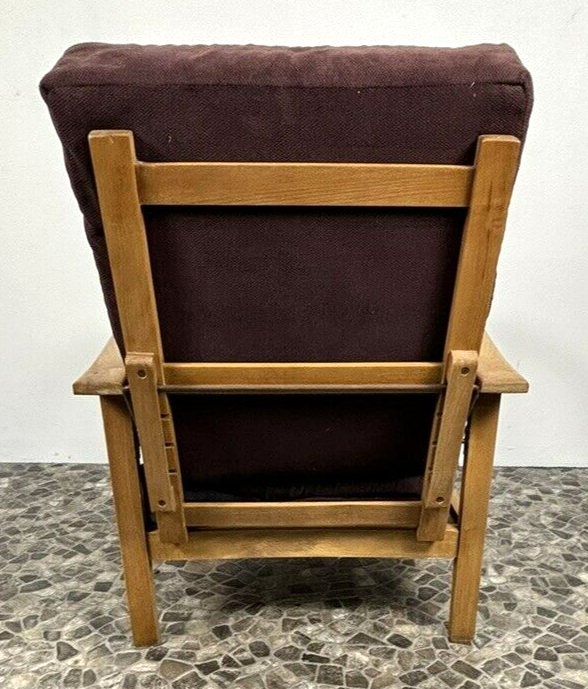 Sessel Lounge Rauchersessel Sitzmaschine  Wohnzimmer Vintage Dicker Polsterstoff