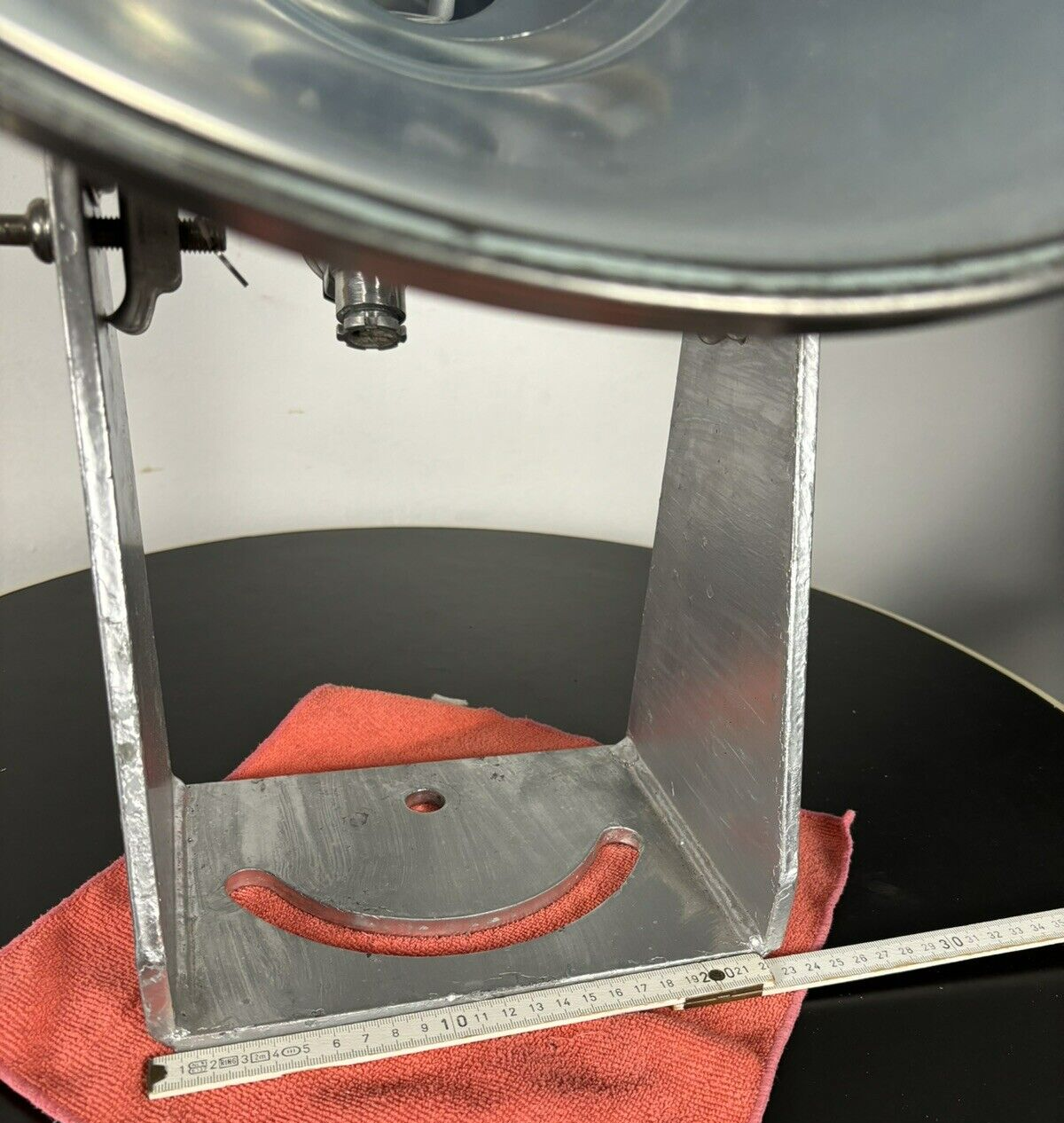 Suchscheinwerfer Alu/Edelstahl Schifffahrt Vintage Bauhaus Sanshin Senaku Dengli