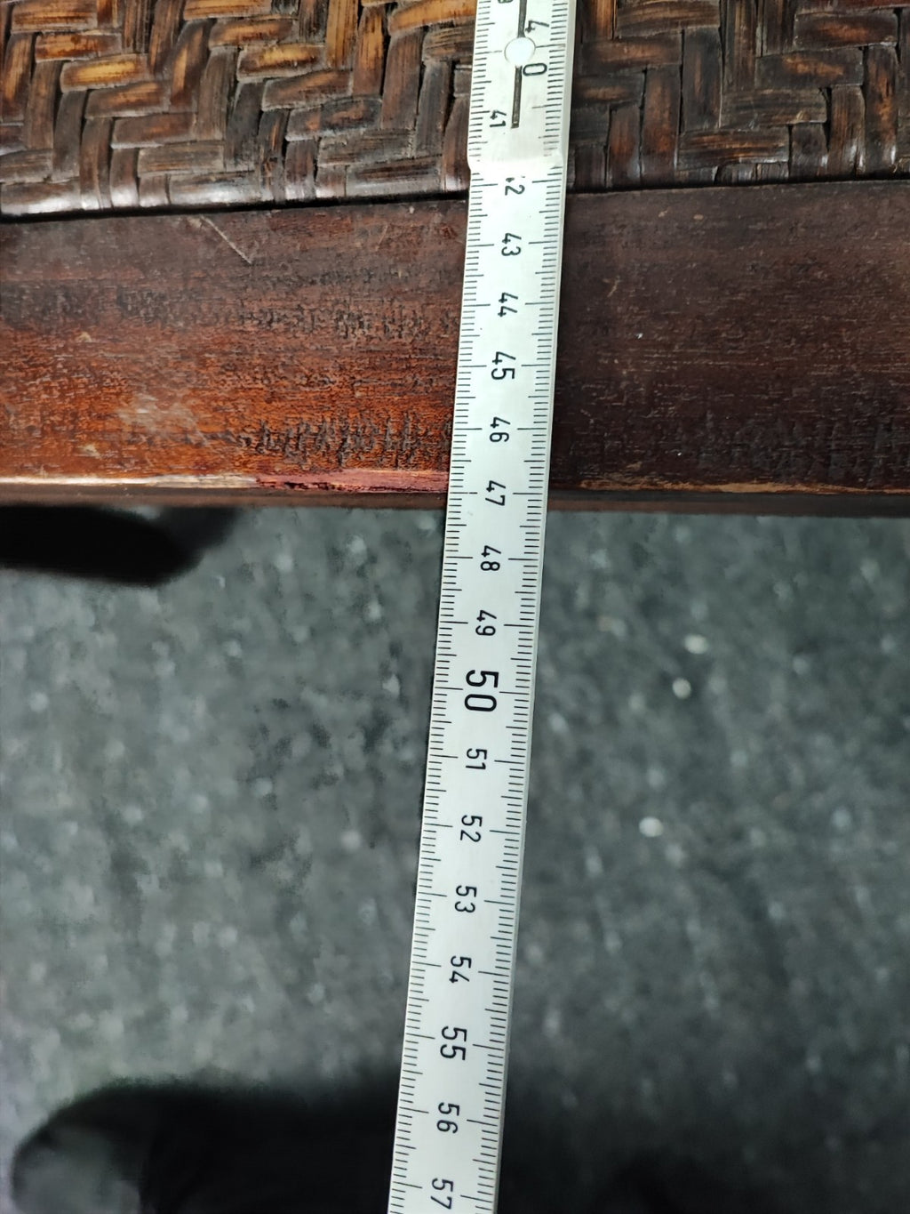 Kolonialstil Armlehnstuhl Massivholz Rattan Sessel Korbstuhl Wohnzimmer Braun