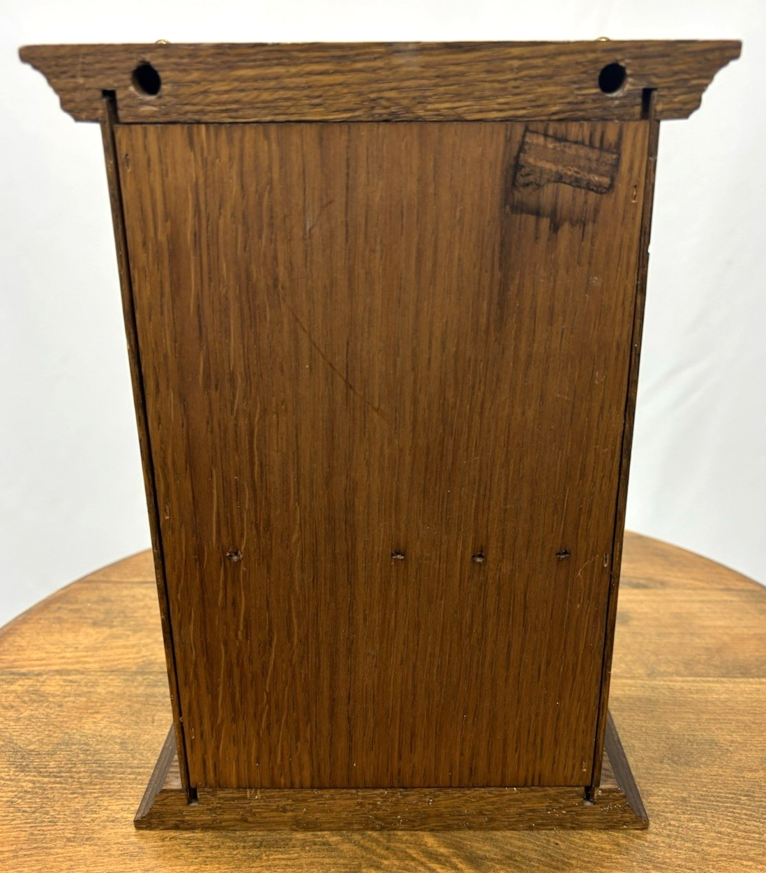 alter Schlüsselkasten mit Spiegeltüre Holz Art Deco Vintage