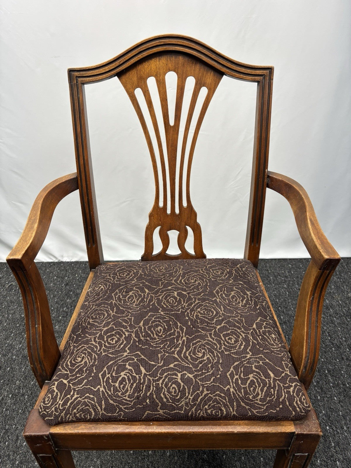 Esszimmer Armlehnstuhl Holz Art Deco Vintage Antik