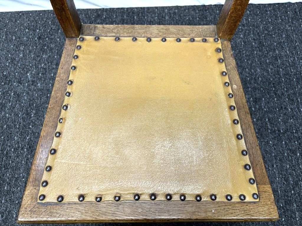 Stuhl Kaffeehaus Landhaus Bistro Art Deco Leder Holz Küche