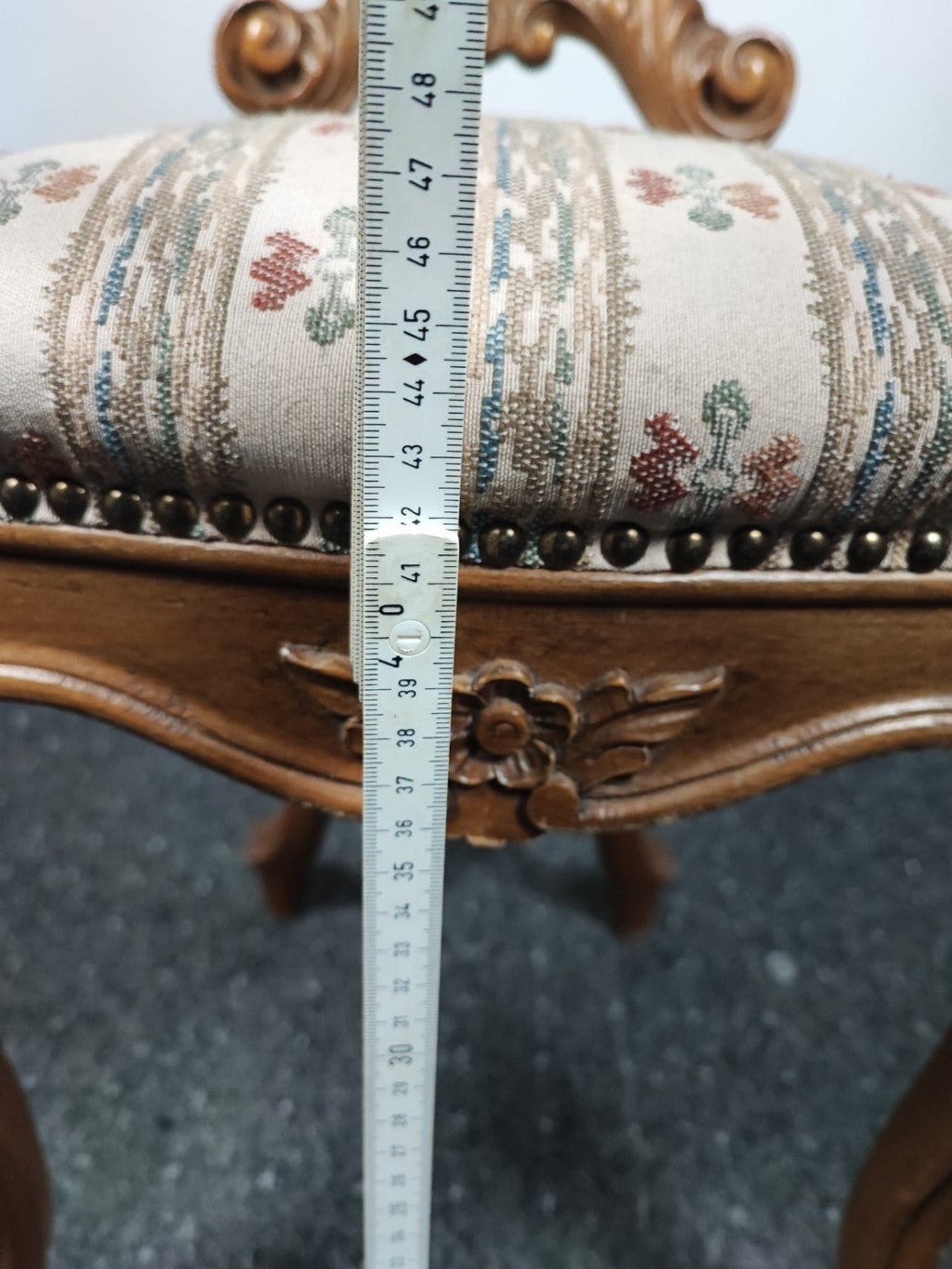 Antiker Prunkstuhl Neobarock geschnitzt Eiche massiv Akanthus Gründerzeit - Wesel Antik Kunst Vintage