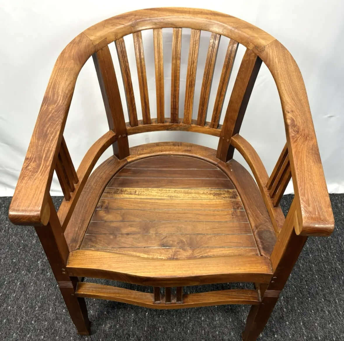 1 von 4 Armlehnstuhl Kolonialstil Massivholz Art Deco Bauhaus Gropius