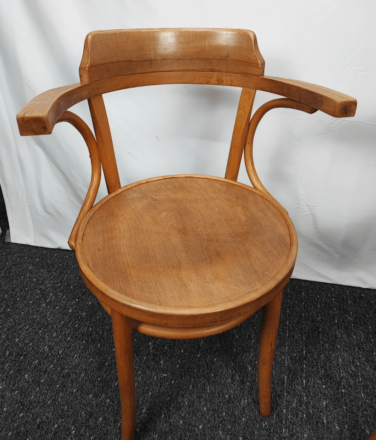 Bugholz Armlehnstuhl Kaffeehausstuhl Thonet-Stil Vintage Buche Bauhaus 4 Stk - Wesel Antik Kunst Vintage