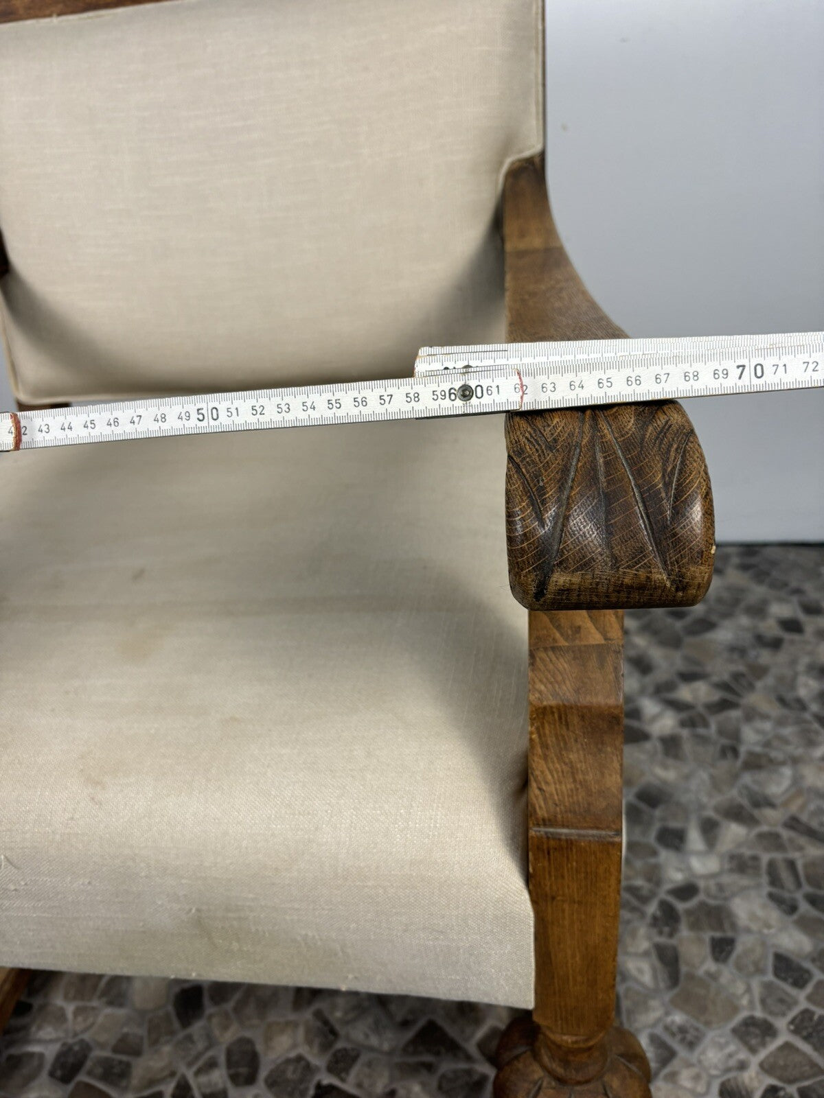 Sessel Antik Thronstuhl Armlehnstuhl Kaminzimmer Lounge Sessel Art Deco