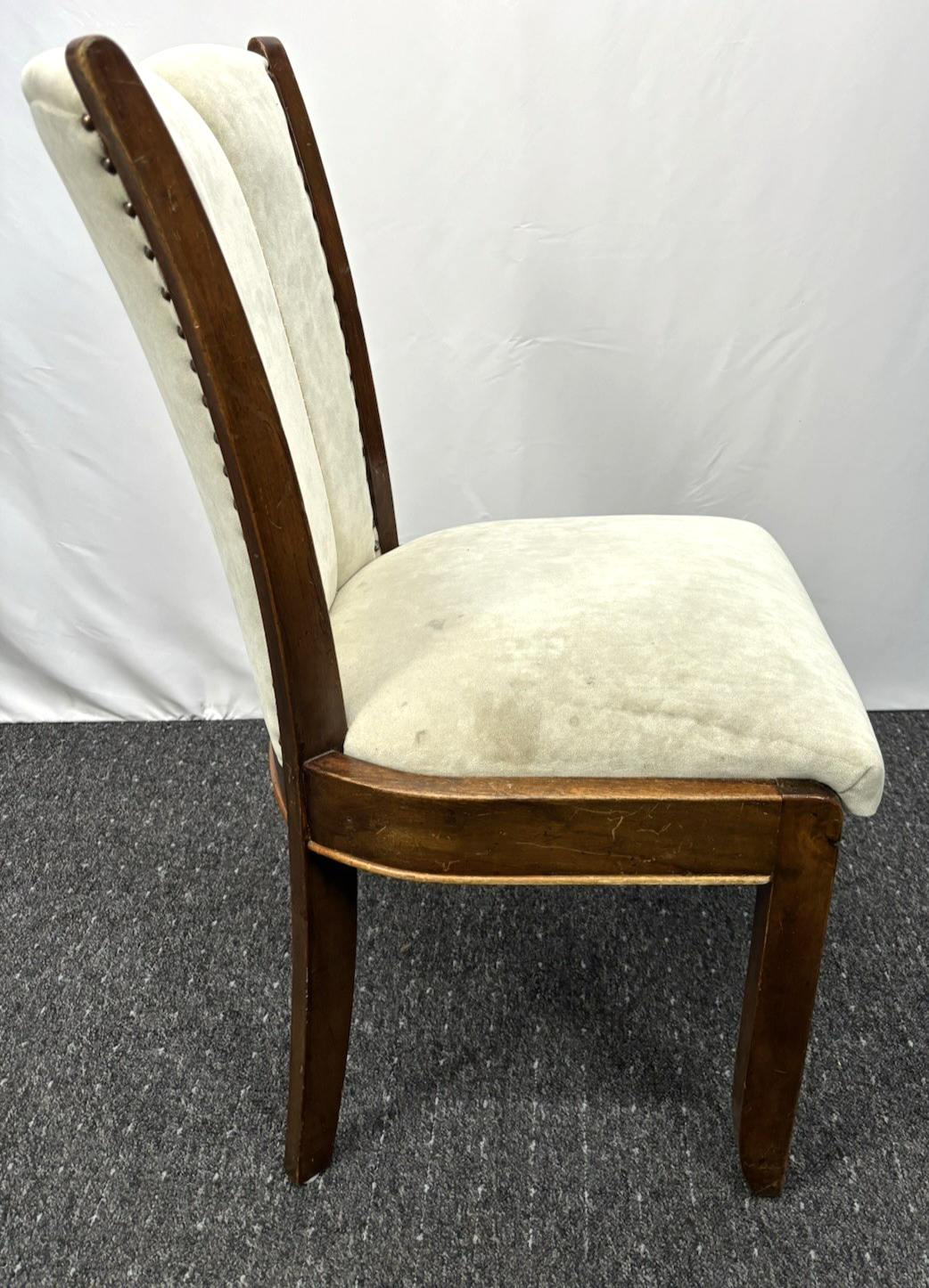 1 von 3 Polsterstuhl beige Art Deco Esszimmer Büro Vintage