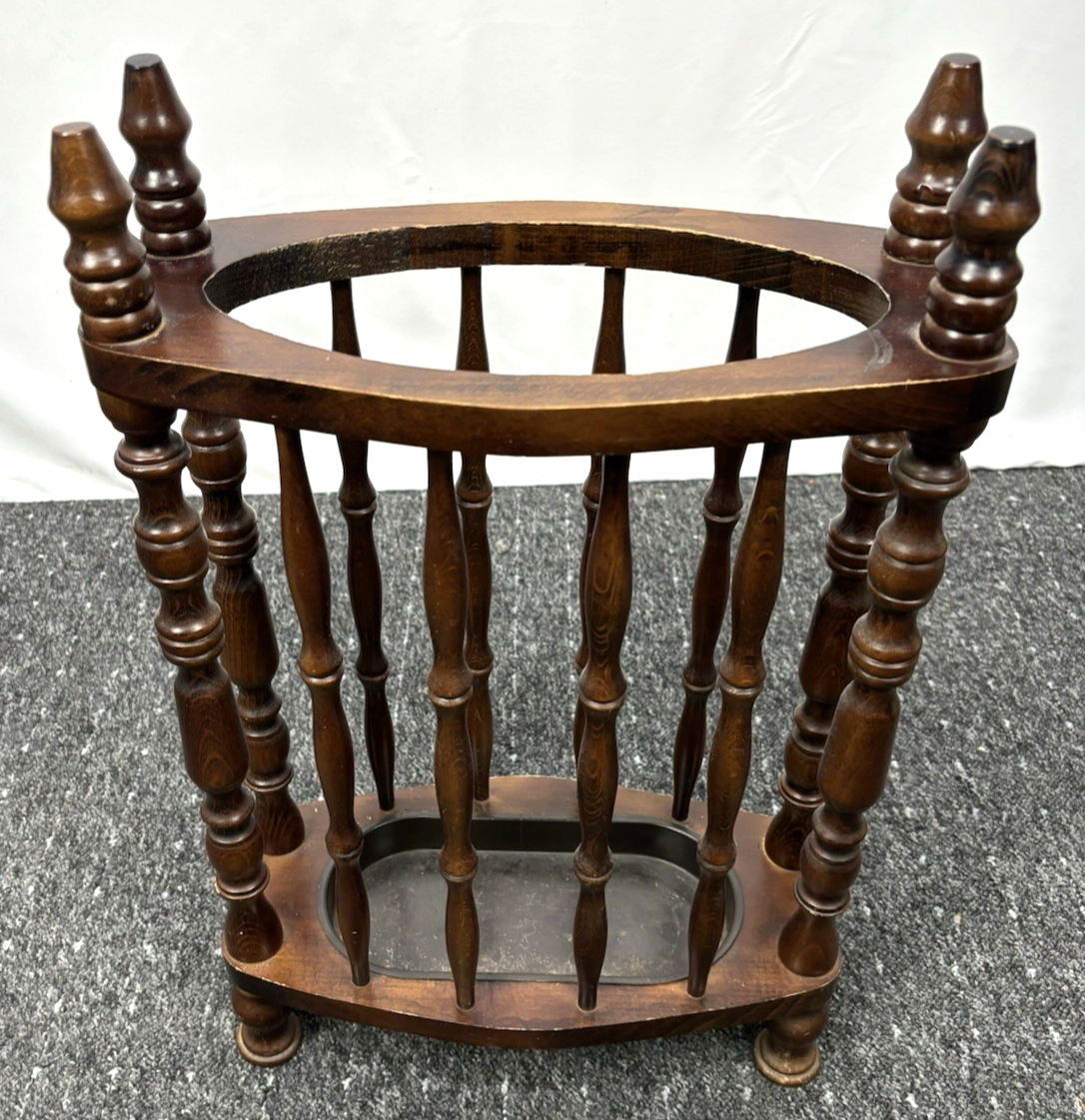 Schirmständer Holz Art Deco Regenschirm Vintage Antik