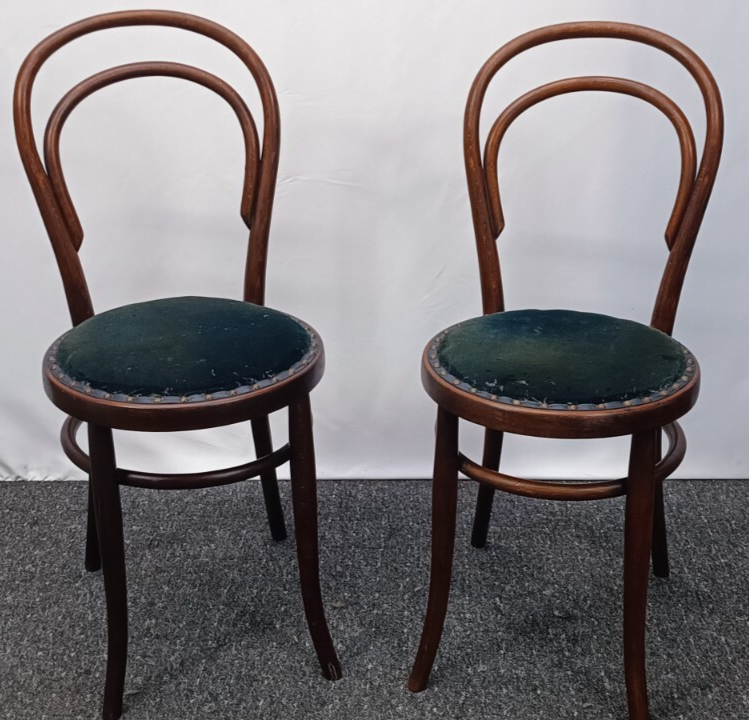 1 von 2 Stuhl im Stil Thonet Nr. 14 England Vintage Antik  Bugholz Manchester