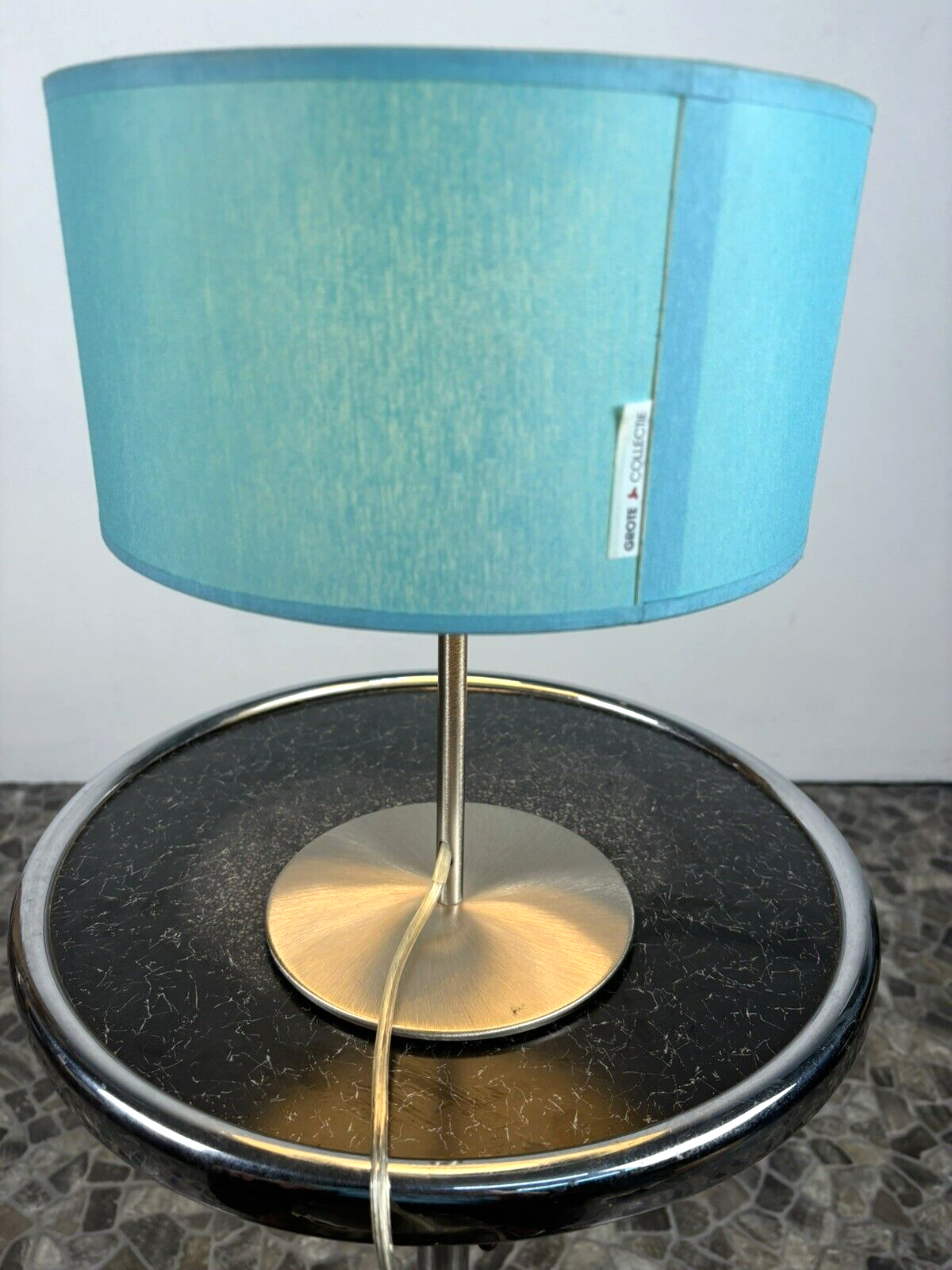 1 von 2 Original Morosini Nachttisch Lampe Modell FOG Vintage Tischlampe Italien