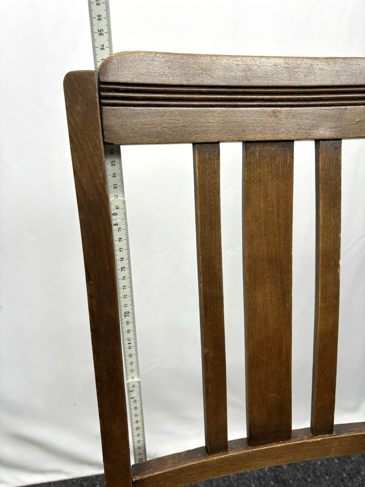 1 von 2 Holzstuhl Prägesitz Art Deco Küche Esszimmer Antik Vintage