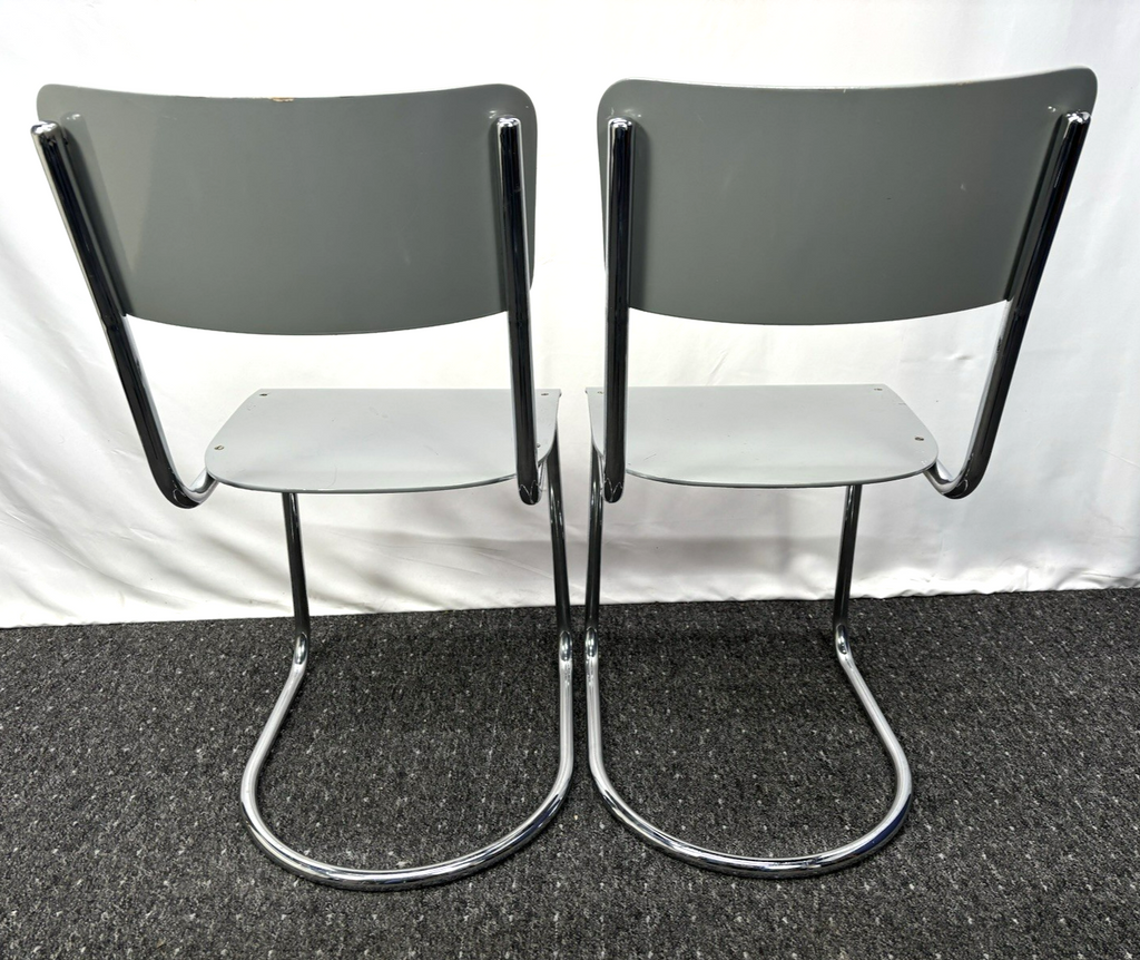 Tisch/ Stuhlset Marcel Breuer Stahlrohrmöbel Bauhaus Art Deco