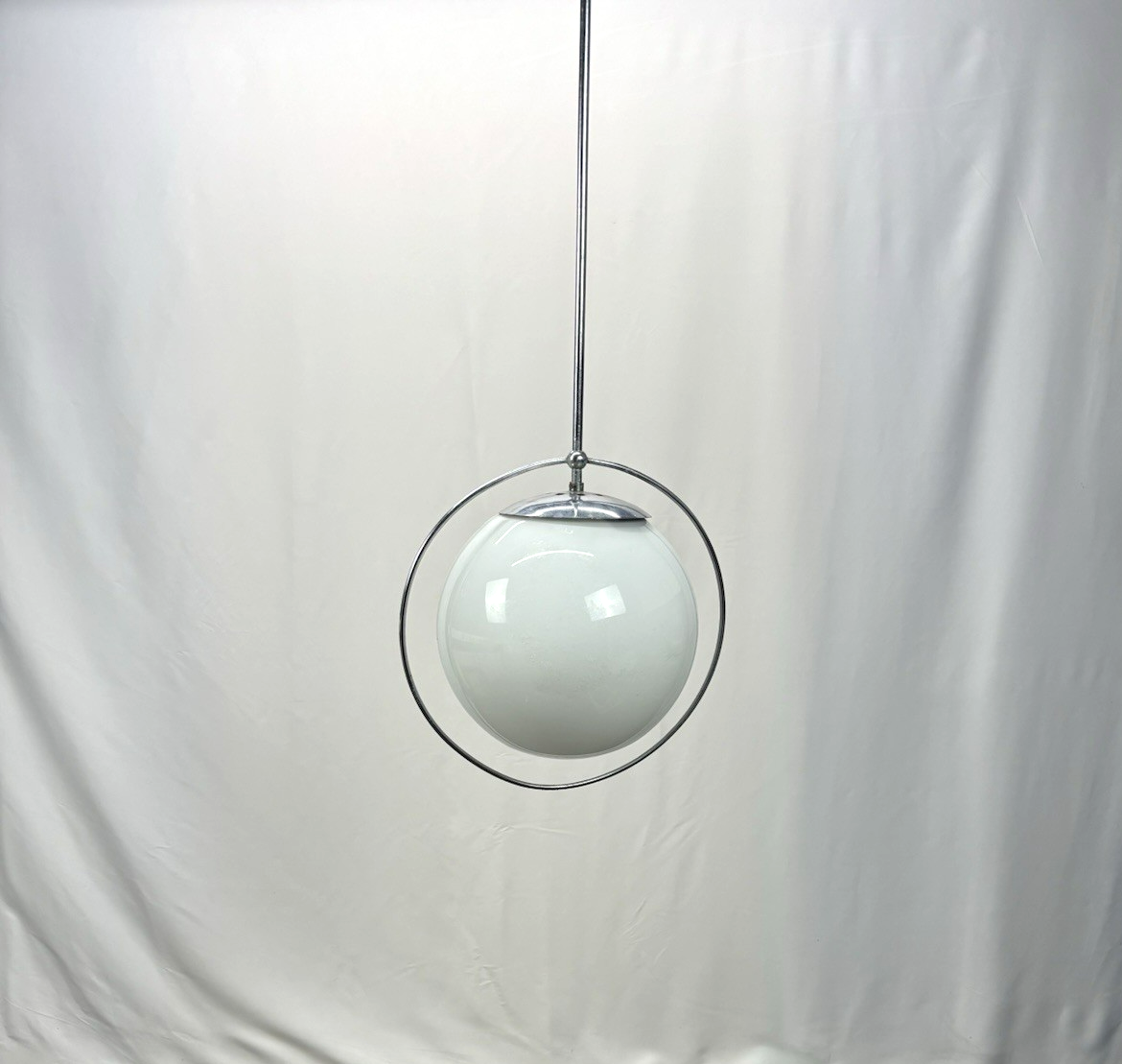 Hängelampe Bauhaus Art Deco Sputnik Space Auge Mid-Century ca. 90 cm hoch