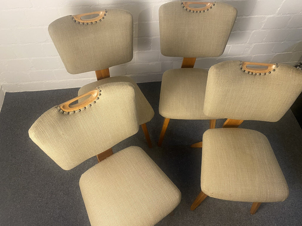 4 Esszimmerstühle  Mid-Century Stuhl  Küchenstuhl  Vintage Retro Skandinavien