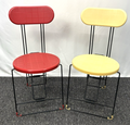 2x Klappstuhl  CRICKET di Magis Italien  Andries Van Onck 1984 Vintage Bauhaus