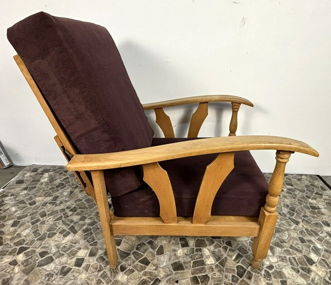 Sessel Lounge Rauchersessel Sitzmaschine  Wohnzimmer Vintage Dicker Polsterstoff
