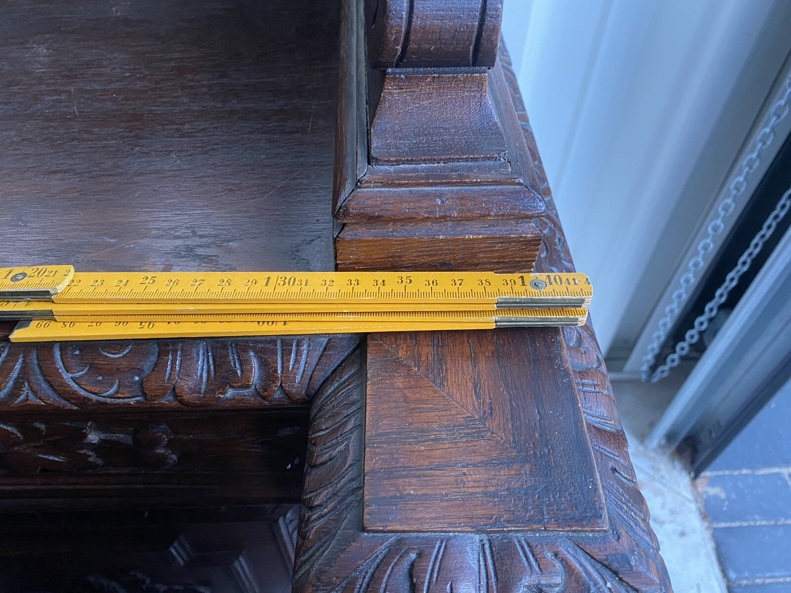 Prachtvoller Antiker Buffetschrank | Gründerzeit Aufsatzbuffet | Eiche massiv |