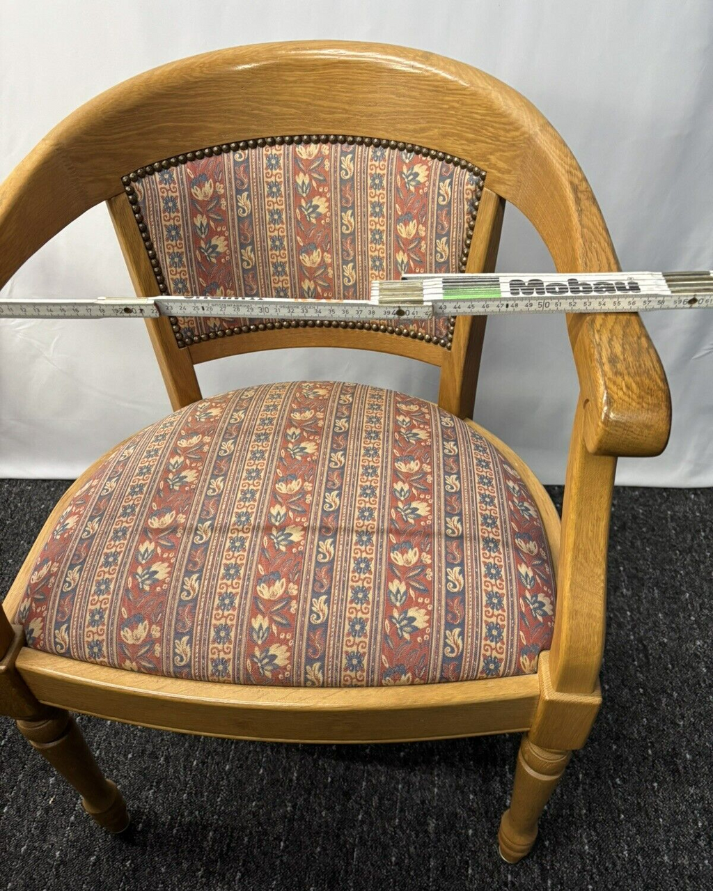 Tisch/ Stuhlset 4 Stühle Vintage zwei Tischplatten Kiefer Massivholz Rund