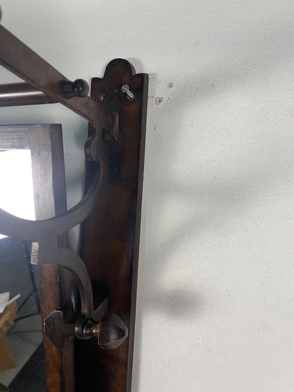 Wandgarderobe Stahlrohr Spiegel Bauhaus ArtDeco Jugendstil bronze - Wesel Antik Kunst Vintage