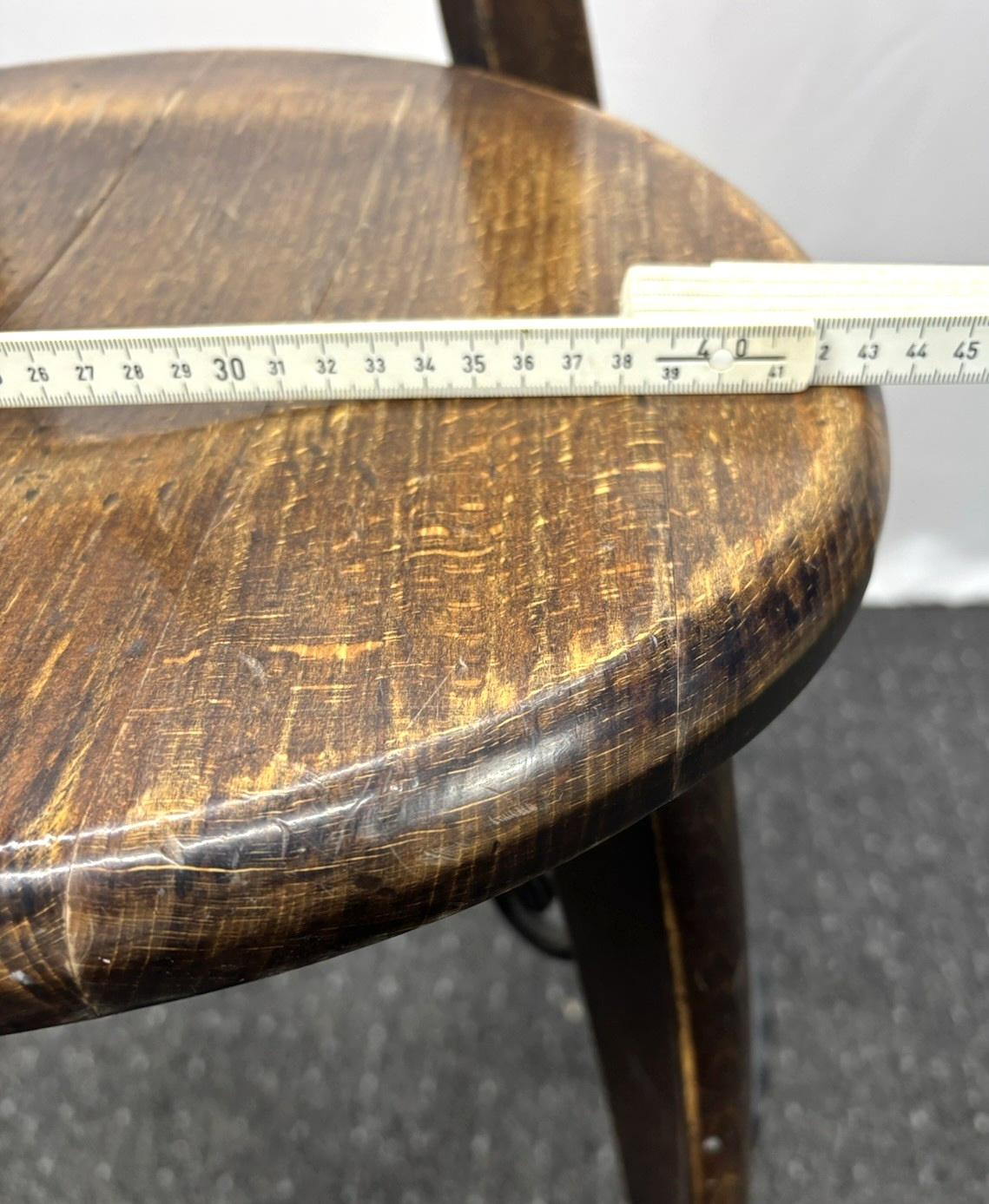 Barhocker Barstuhl Massivholz Vintage Art Deco Hochstuhl