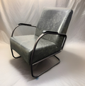 Sessel Bauhaus Stahlrohr Leder Freischwinger Fauteuil Thonet Gispen