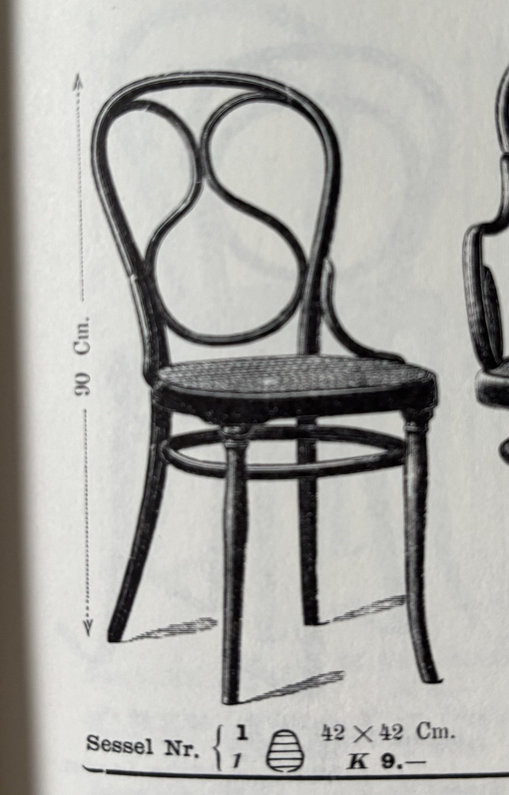 1 von 2 ORIGINAL THONET Nr. 1 ab 1850 Kaffeehausstuhl Sammlung Museum  Antik