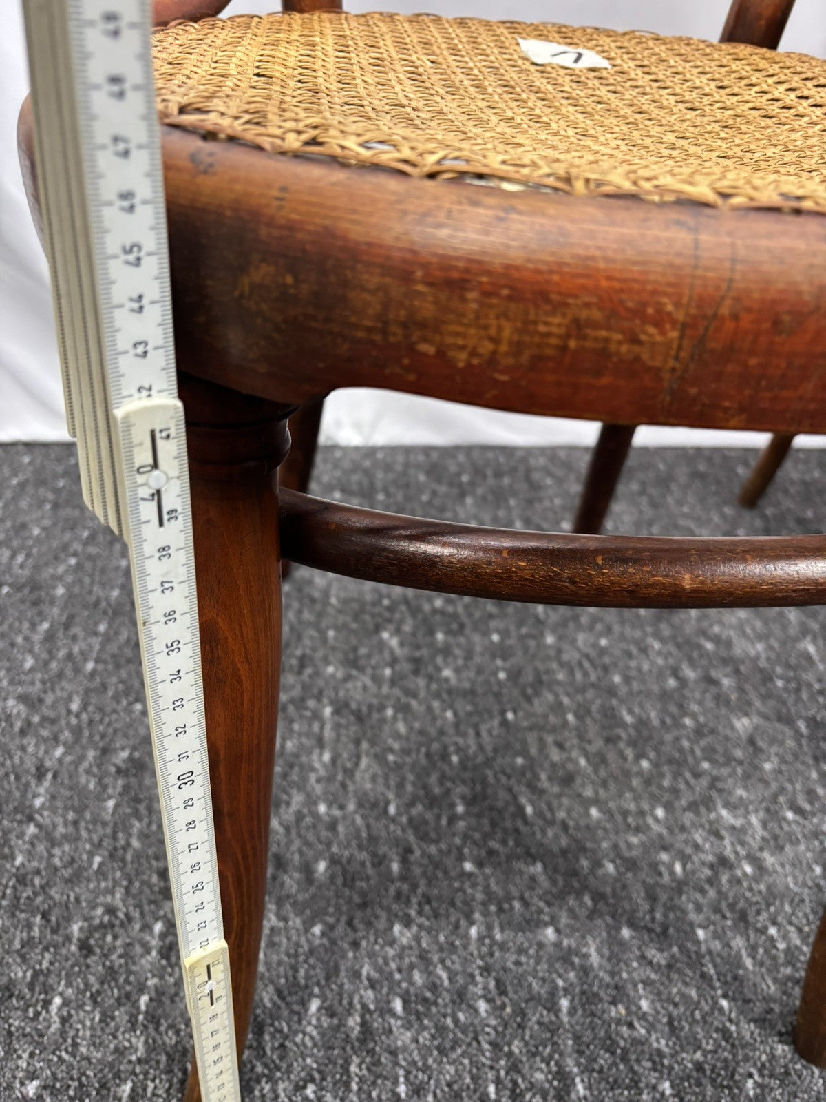 1 von 2 ORIGINAL THONET Nr. 1 ab 1850 Kaffeehausstuhl Sammlung Museum  Antik