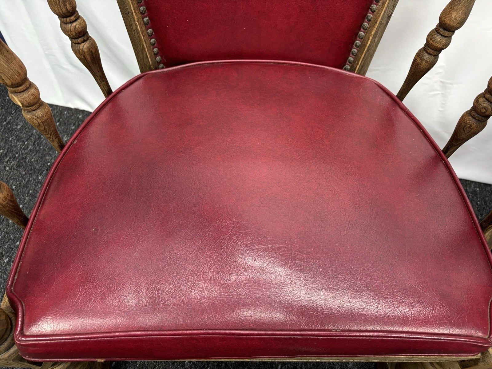 1 von 2 Gründerzeit Armlehnstuhl Art Deco Büro Massivholz Antik